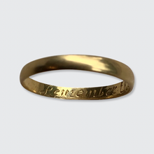Load image into Gallery viewer, 18th Century Posy Ring: &#39;Remember the Giver&#39;