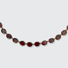 Load image into Gallery viewer, Flat-Cut Garnet Rivière Necklace