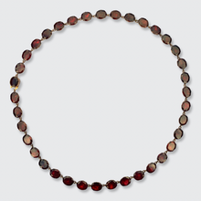 Load image into Gallery viewer, Flat-Cut Garnet Rivière Necklace