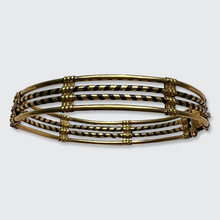 Load image into Gallery viewer, Victorian Gold &amp; Elephant Hair Bracelet