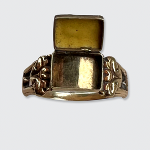 Victorian 'Love, Hope & Faith' Ring with Hidden Compartment
