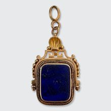 Load image into Gallery viewer, Lapis Lazuli Spinner Fob