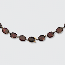 Load image into Gallery viewer, Flat-Cut Garnet Rivière Necklace