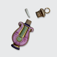 Load image into Gallery viewer, Porcelain Miniature Lyre Perfume Flask