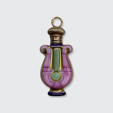 Load image into Gallery viewer, Porcelain Miniature Lyre Perfume Flask