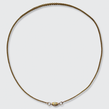 Load image into Gallery viewer, Georgian Wheat Link Chain Necklace with Barrel Clasp