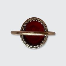 Load image into Gallery viewer, Georgian Paste Greek Mask Intaglio Ring