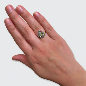 Multi Gemstone Giardinetti Ring