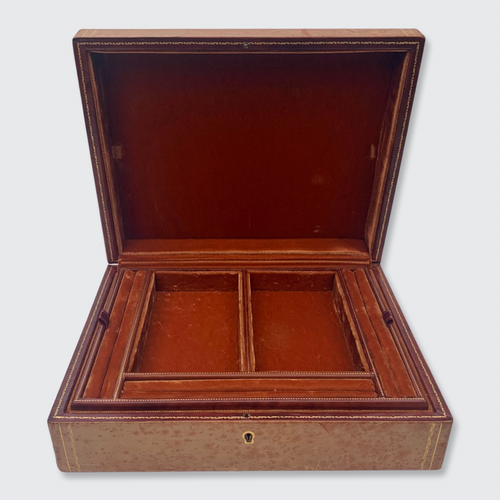 Leather and Velvet Jewellery Box