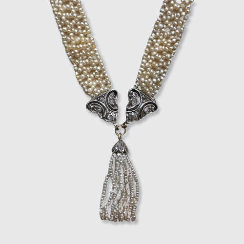 Art Deco Pearl Sautoir with Tassel