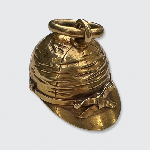 Victorian Jockey Cap Compass Pendant