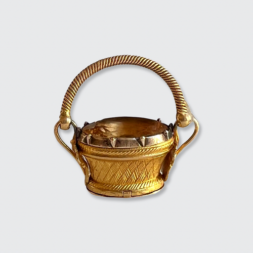 Georgian Vinaigrette Basket Pendant