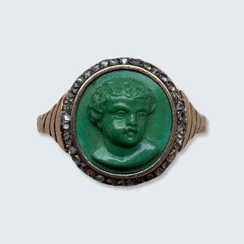 Cupid Cameo Ring