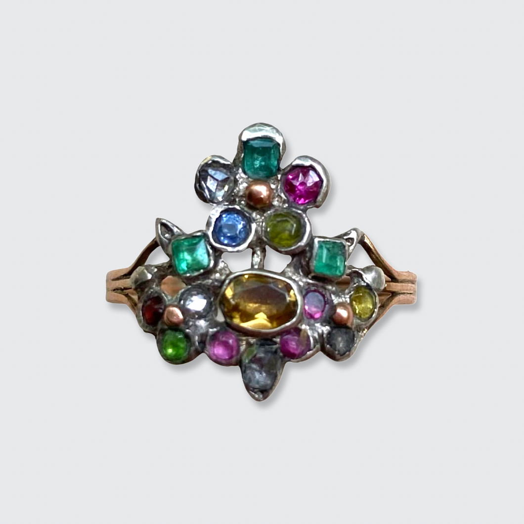 Multi Gemstone Giardinetti Ring